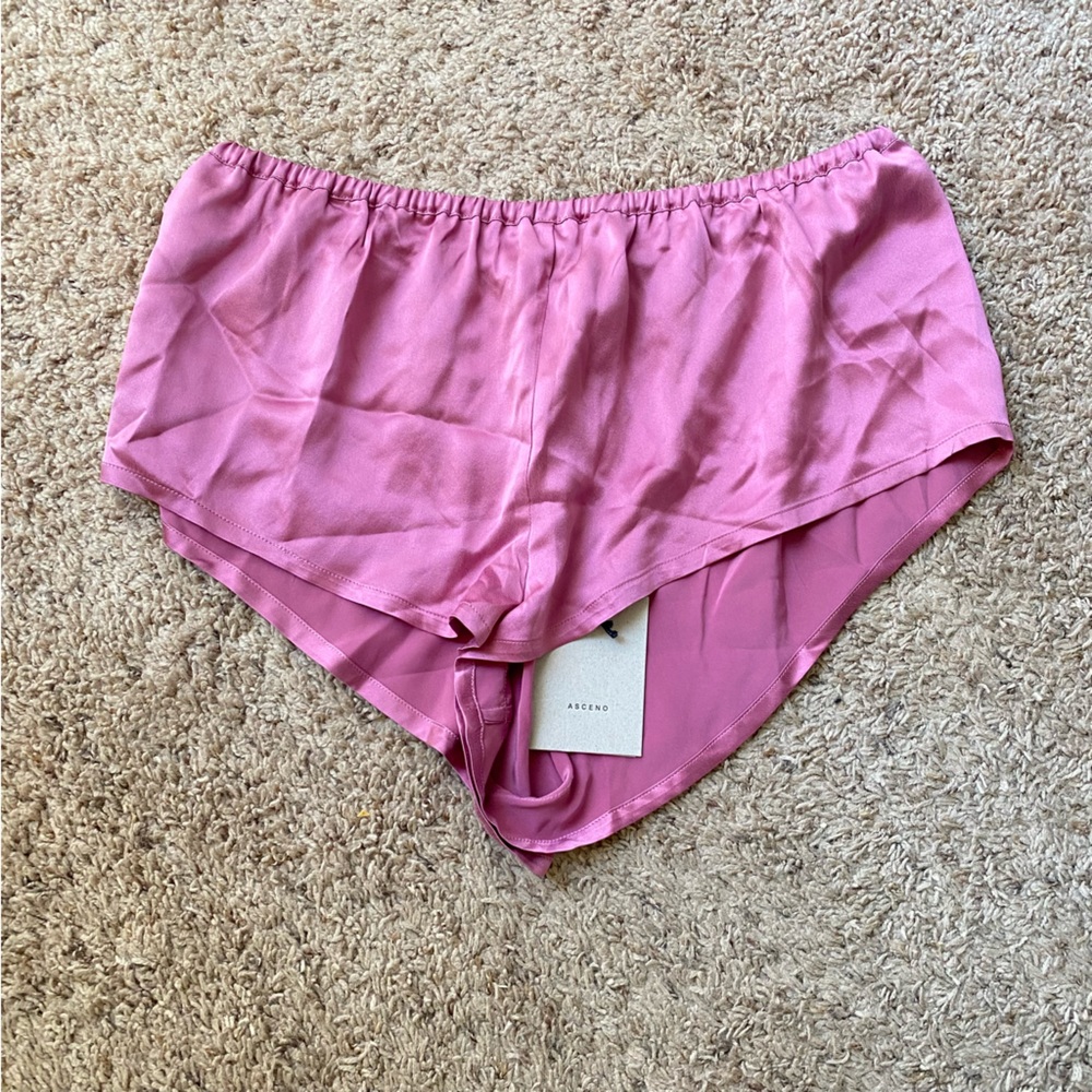 Asceno 100% silk shorts